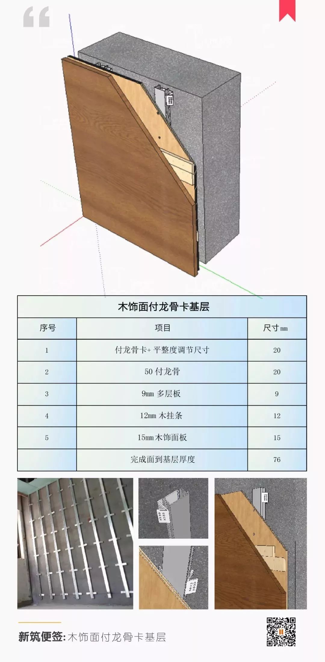 木饰面深化节点及下单实战解析