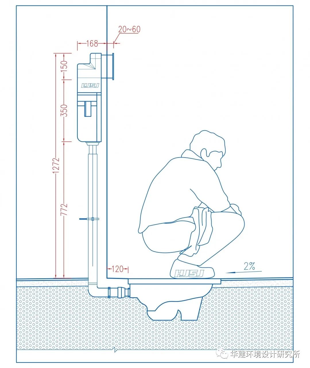 蹲便器通用施工图标准指引hjsj2021