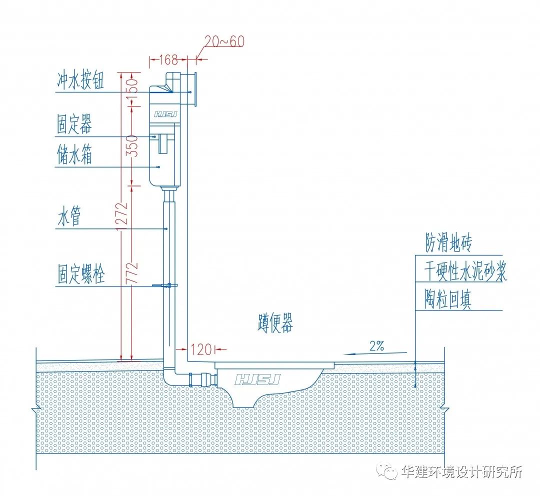 蹲便器通用施工图标准指引hjsj2021