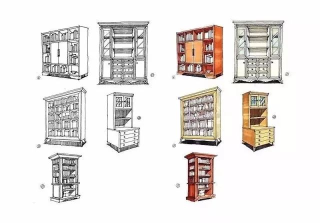 室内手绘家具系列柜子