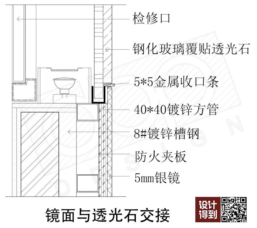 透光材料的检修方式1,针对有光源的构造,我们需要考虑灯具的检修问题