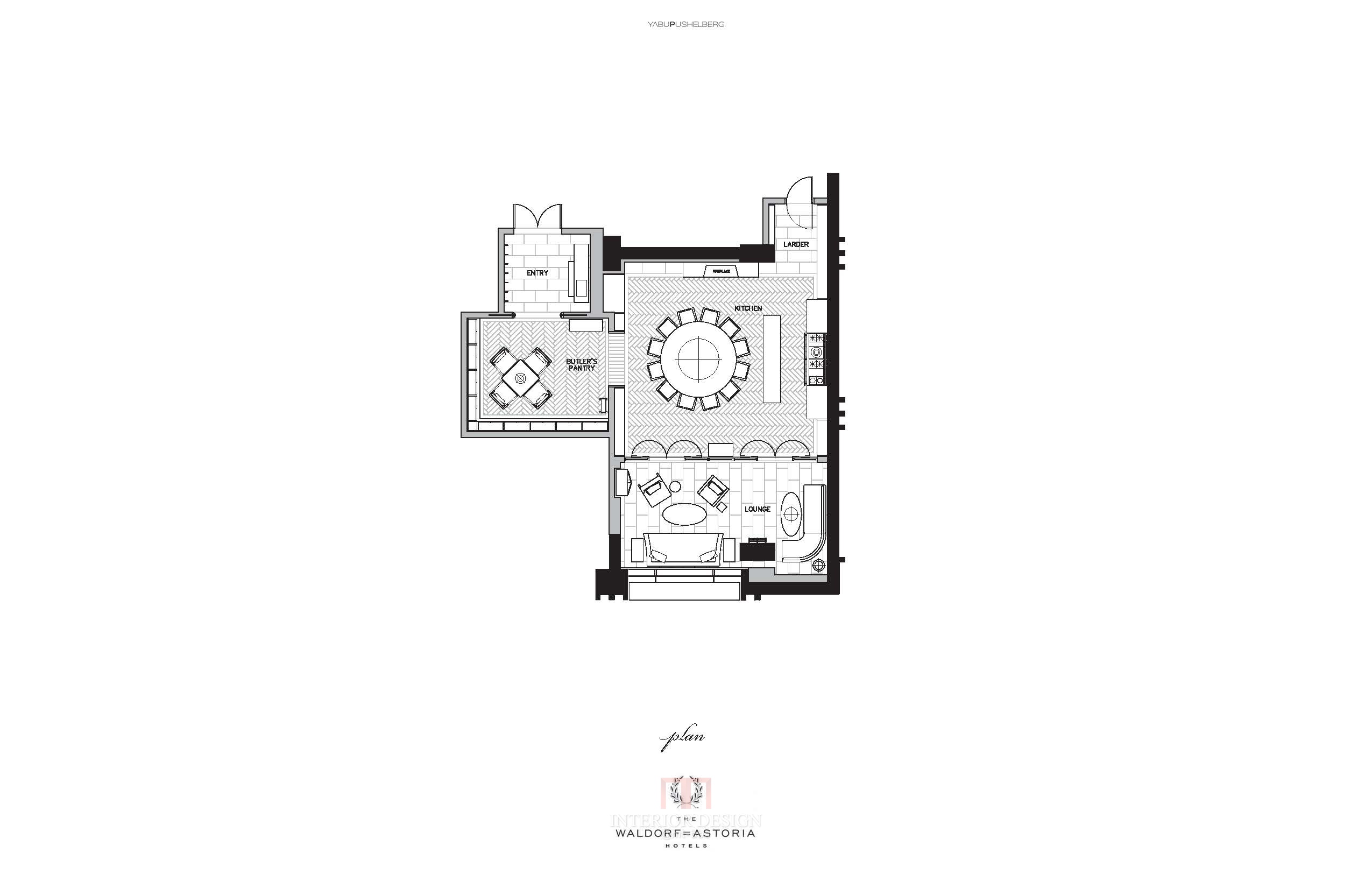 yabu雅布北京华尔道夫酒店丨设计方案效果图cad施工图官方摄影考察实