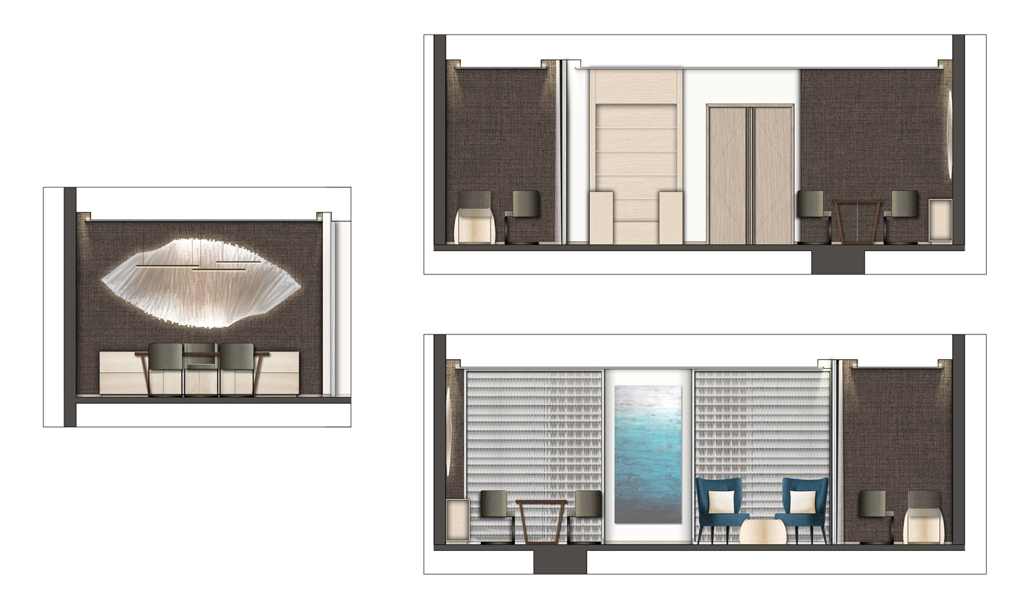 psd 酒店彩色平面图【3.1g】 - 工程资料库