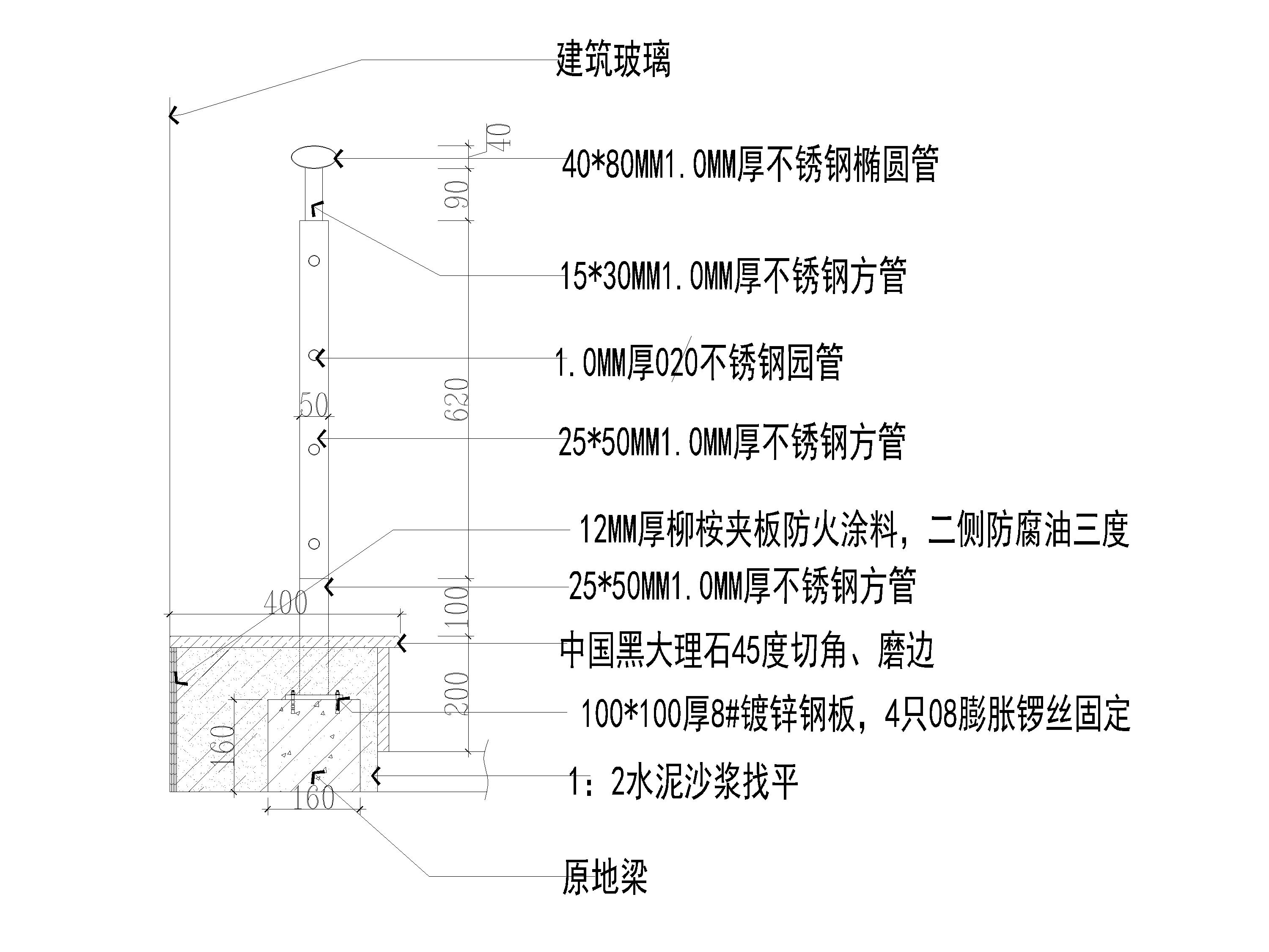 節點牆面石材橫剖面圖單開消火栓暗門(幹掛石材)大樣圖電梯不鏽鋼門套