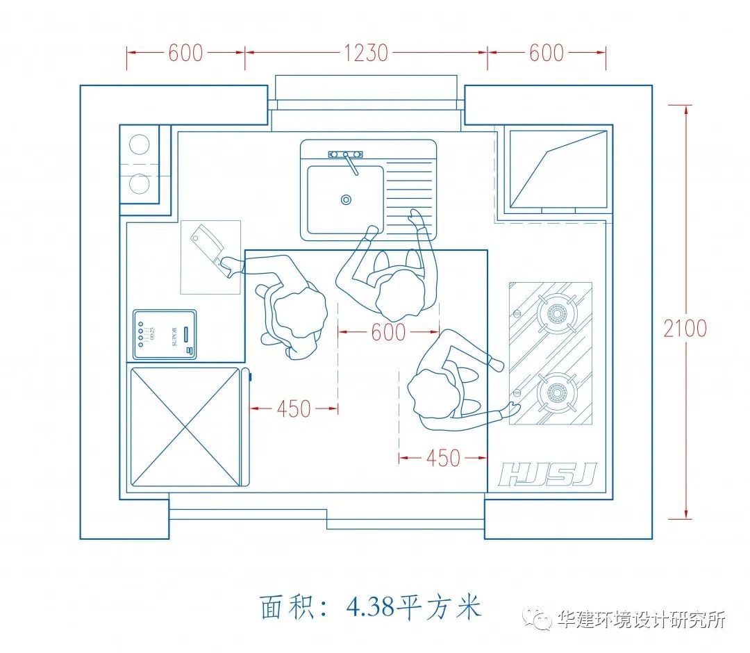 2. 廚房立面尺寸2.1 單邊廚房立面:2.2 l型廚房立面:2.