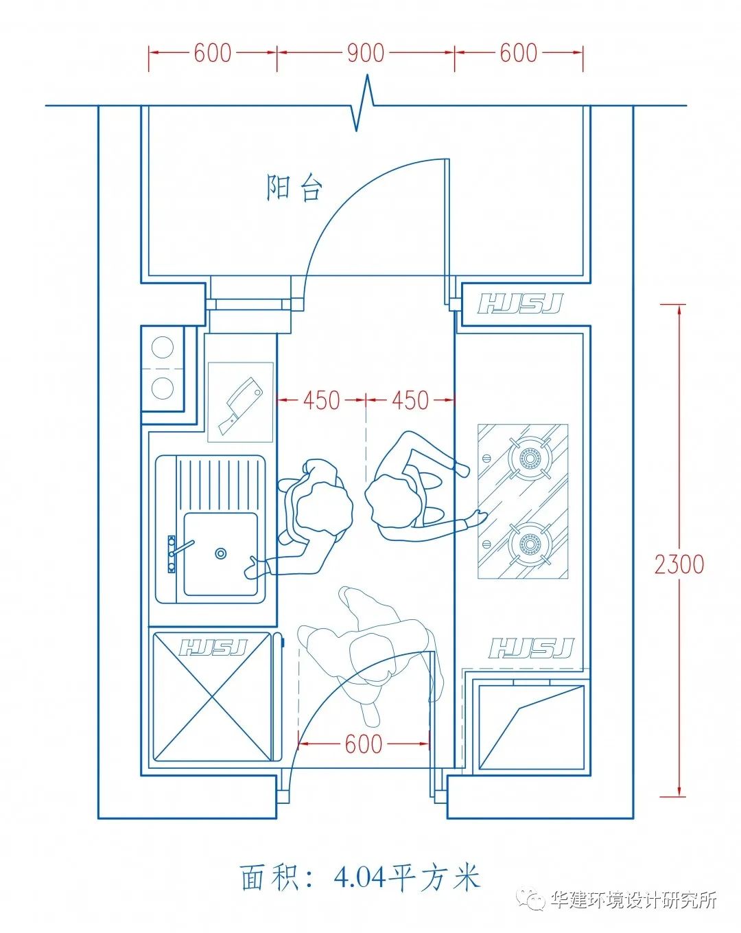 廚房最小尺寸標準設計指引