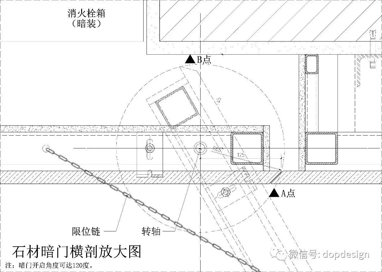 消火栓箱暗门做法